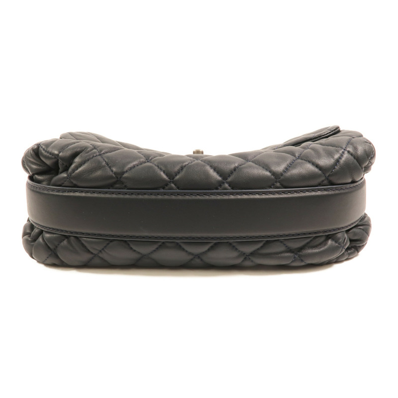 CHANEL 羊皮皮革Shoulder Bag銀扣鏈帶肩背袋-3