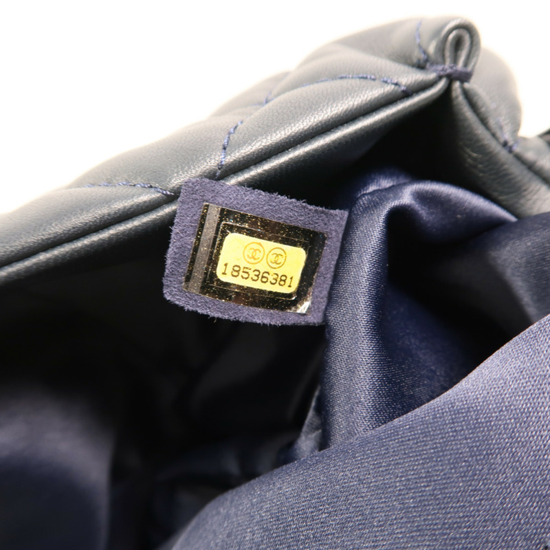 CHANEL 羊皮皮革Shoulder Bag銀扣鏈帶肩背袋-6