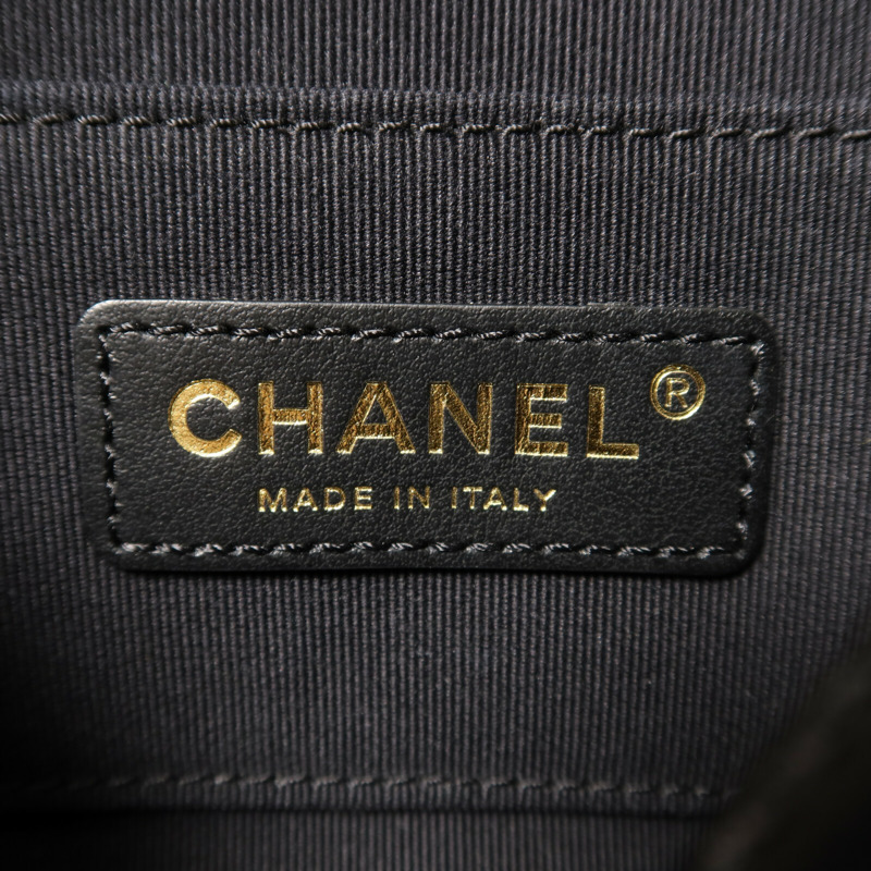 CHANEL 羊皮皮革Chain Shoulder鏈帶肩背袋-5