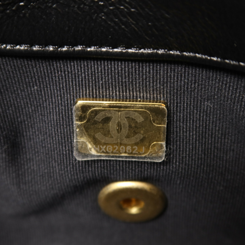 CHANEL 羊皮皮革Chain Shoulder鏈帶肩背袋-6