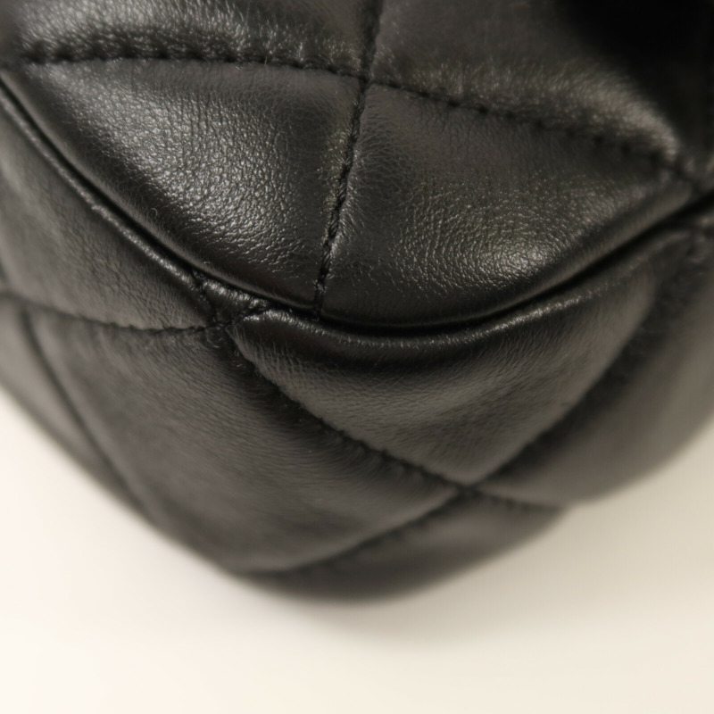 CHANEL 羊皮皮革Chain Shoulder鏈帶肩背袋-12