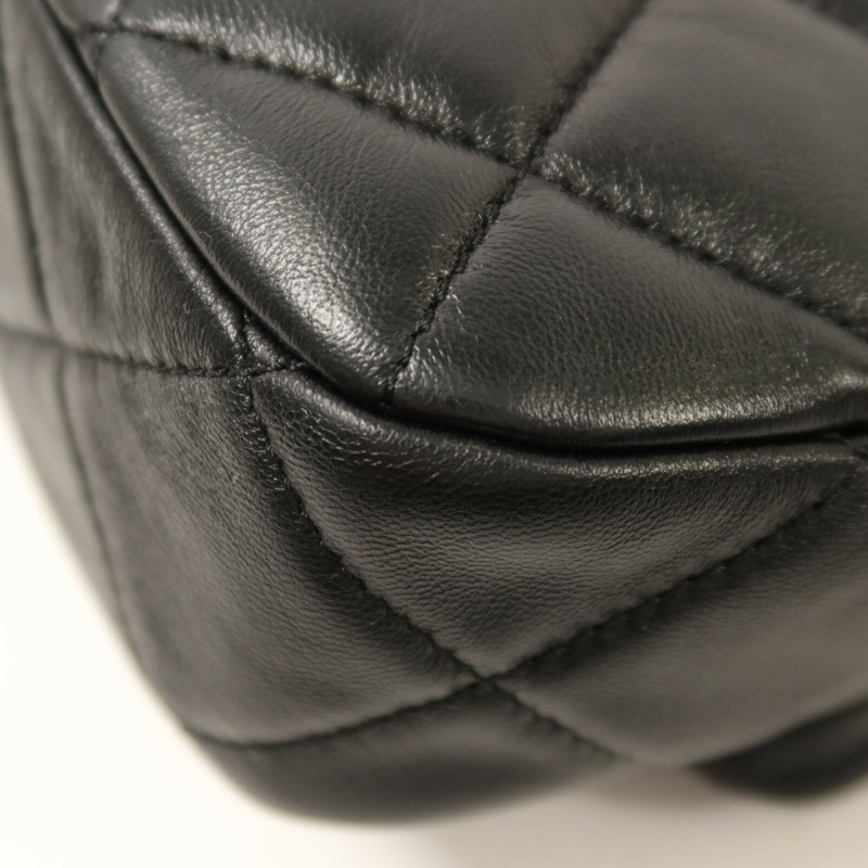 CHANEL 羊皮皮革Chain Shoulder鏈帶肩背袋-14