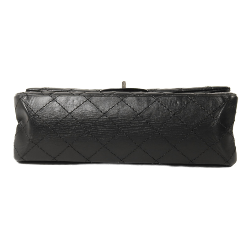 CHANEL 牛皮皮革2.55銀扣鏈帶肩背袋-3
