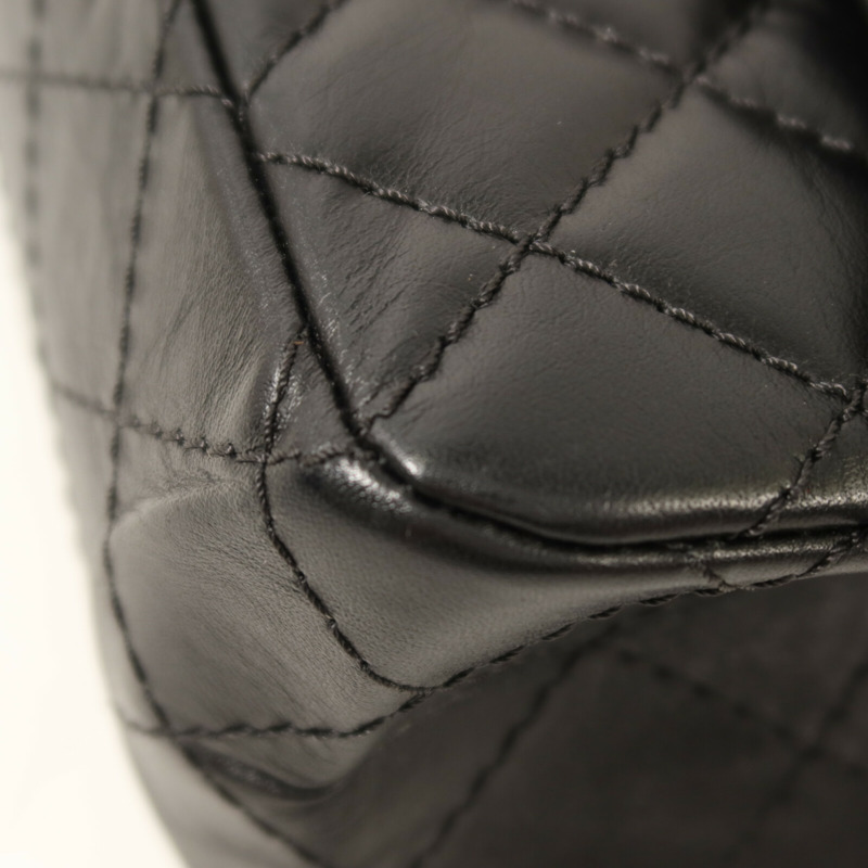 CHANEL 牛皮皮革2.55銀扣鏈帶肩背袋-12