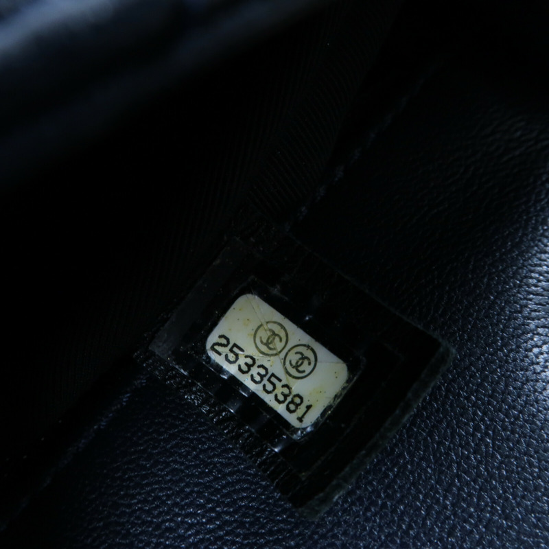 CHANEL 牛皮皮革Chain Shoulder金扣鏈帶手挽肩背兩用袋-17