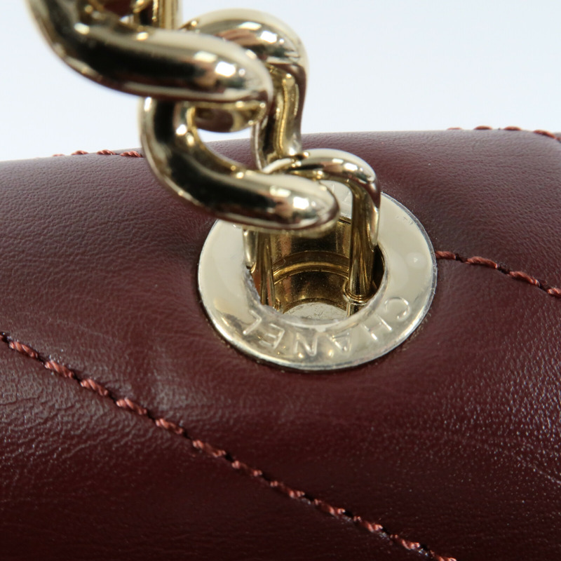 CHANEL 牛皮皮革BackPac金扣鏈帶背包-6