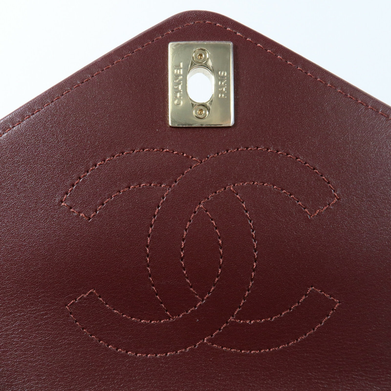 CHANEL 牛皮皮革BackPac金扣鏈帶背包-8