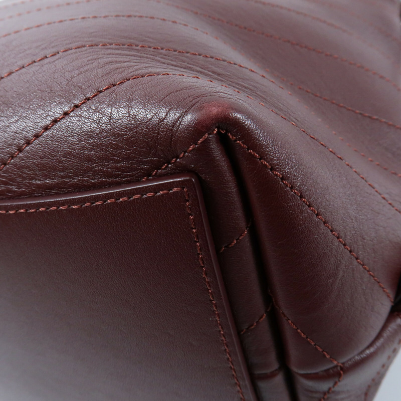 CHANEL 牛皮皮革BackPac金扣鏈帶背包-17