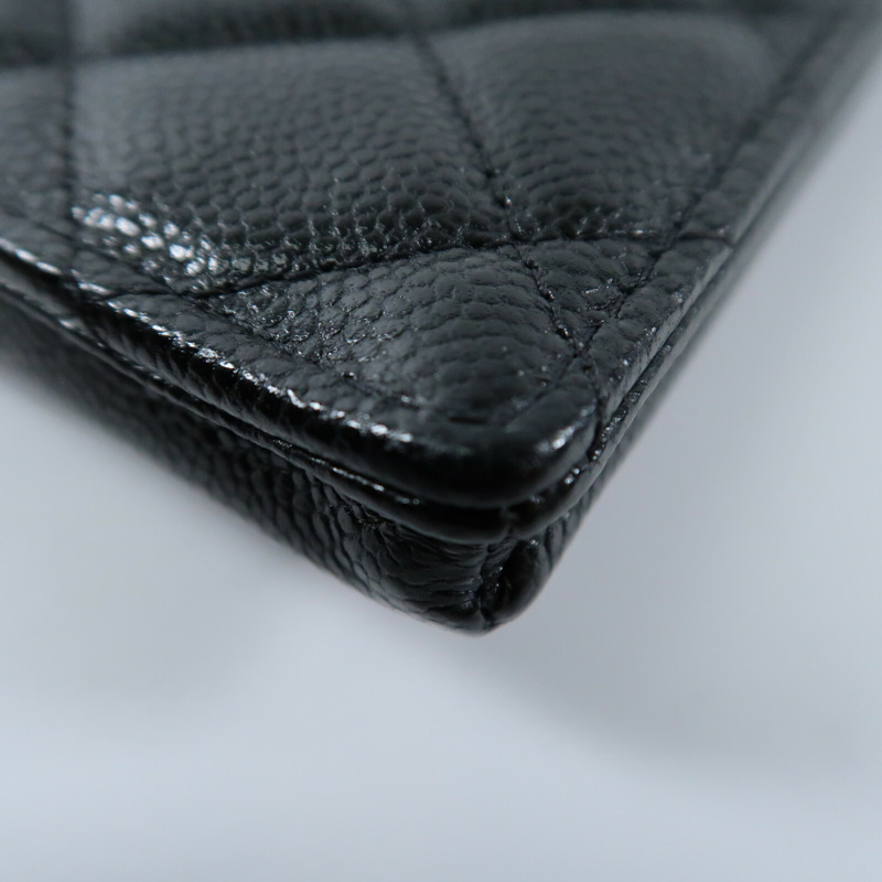 CHANEL 牛皮皮革Phone Bag銀扣鏈帶肩背袋-13