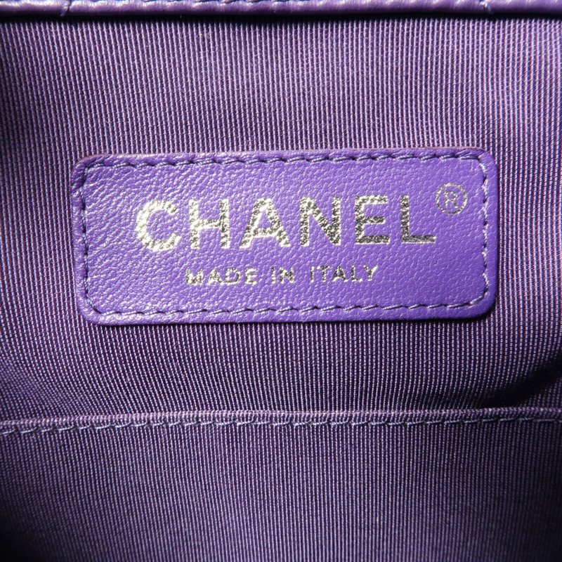CHANEL 牛皮皮革Gabrielle Backpack鏈帶背包-6