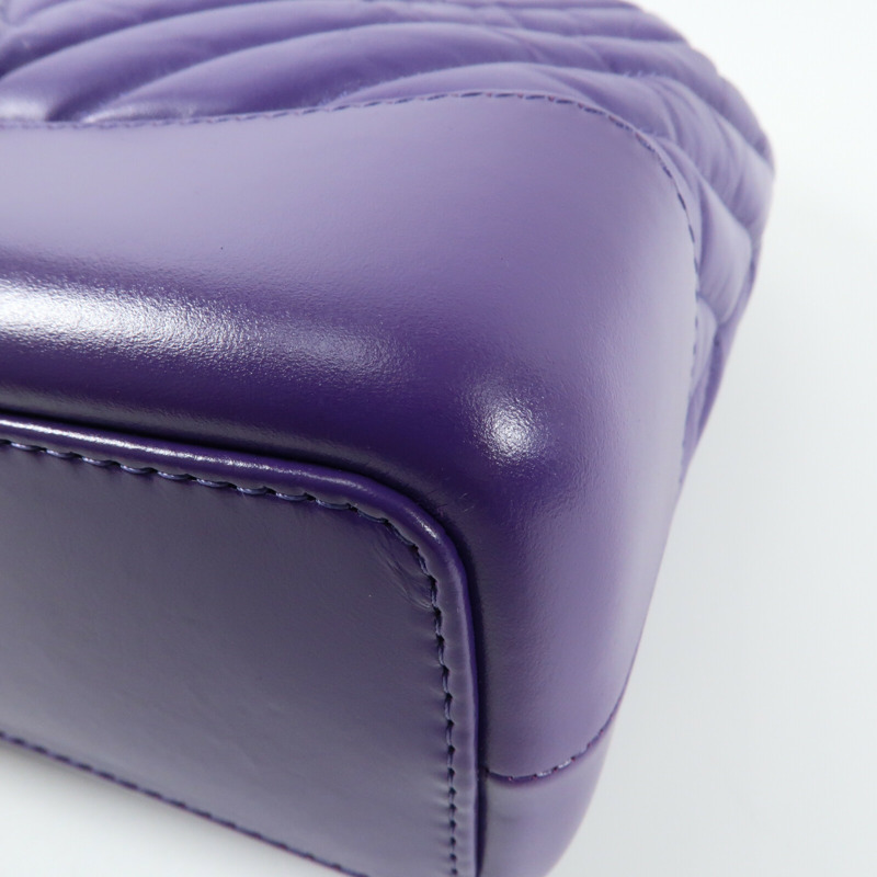 CHANEL 牛皮皮革Gabrielle Backpack鏈帶背包-10