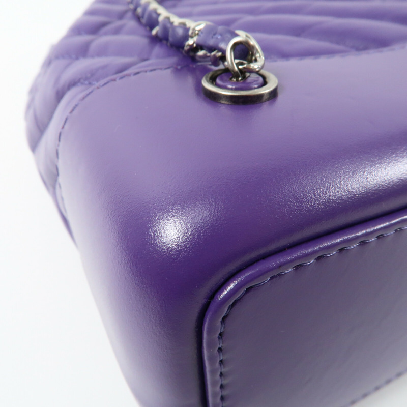 CHANEL 牛皮皮革Gabrielle Backpack鏈帶背包-11