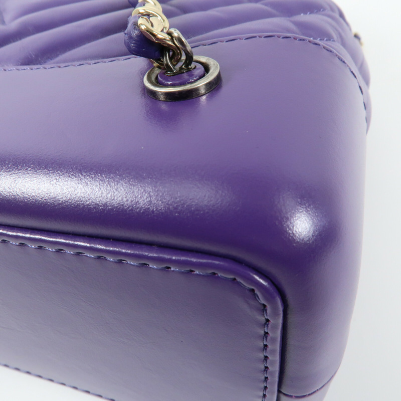 CHANEL 牛皮皮革Gabrielle Backpack鏈帶背包-12