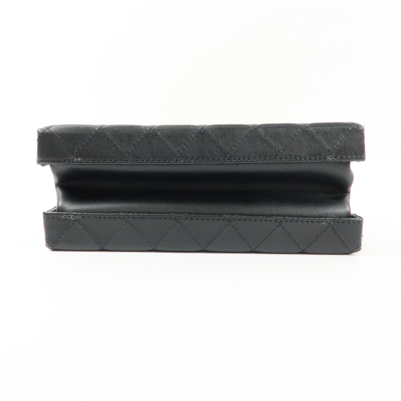 CHANEL 牛皮皮革Vanity Case金扣手挽肩背兩用袋-3