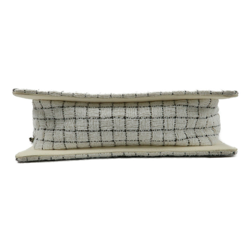 CHANEL Tweed Shoulder Bag銀扣肩背袋-3