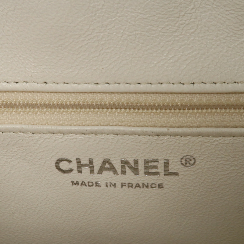 CHANEL Tweed Shoulder Bag銀扣肩背袋-12