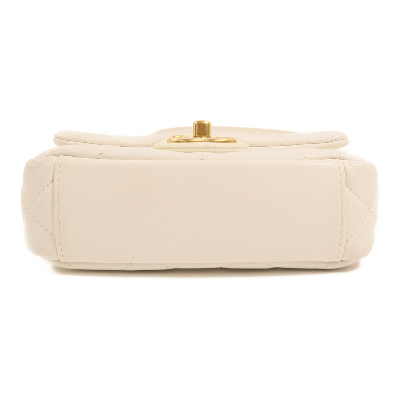 CHANEL 牛皮皮革Mini Twist Your Buttons Flap金扣鏈帶肩背袋-3