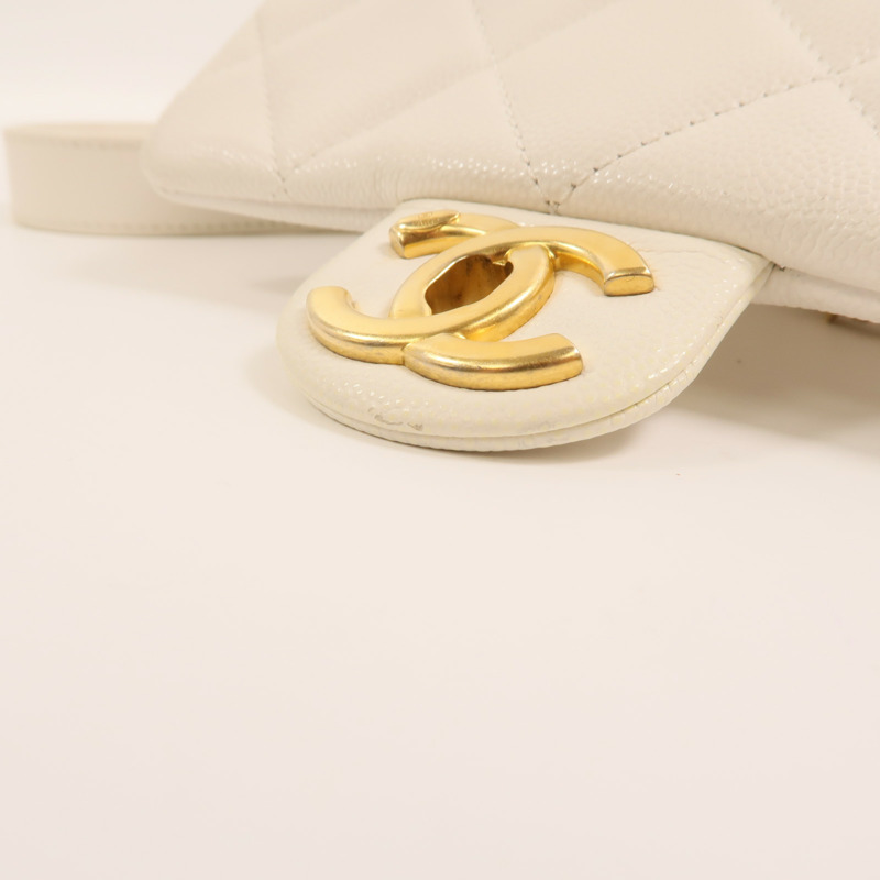 CHANEL 牛皮皮革Mini Twist Your Buttons Flap金扣鏈帶肩背袋-15