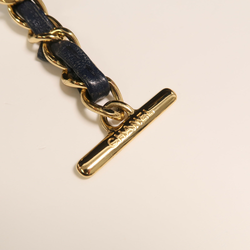 CHANEL 牛皮皮革Mademoiselle Vintage Tote金扣鏈帶肩背袋-15