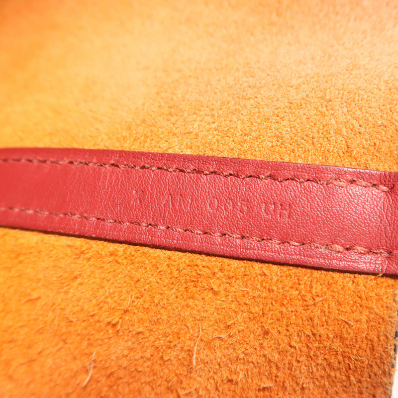 HERMES 【Hermes Fair】Clemence皮革Picotin MM銀扣手挽袋Feu/Rouge Grenat-6