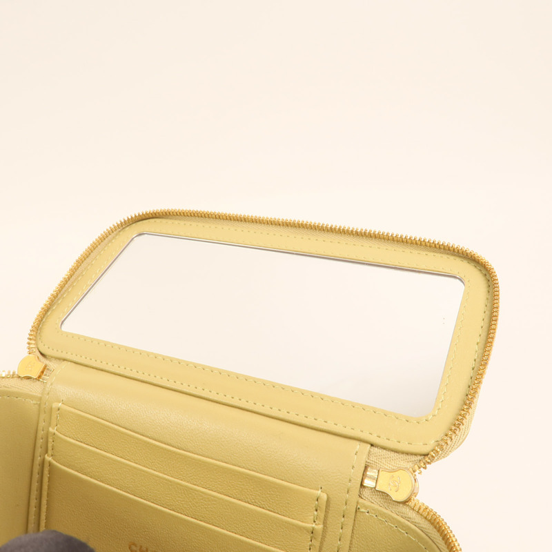 CHANEL 羊皮皮革Vanity Case鏈帶肩背袋-15