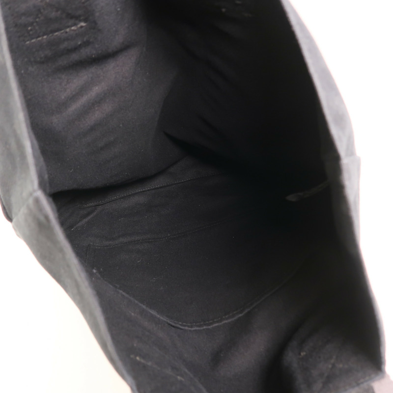 HERMES 【Hermes Fair】帆布Fourre Tout Cabas手挽袋Black-4