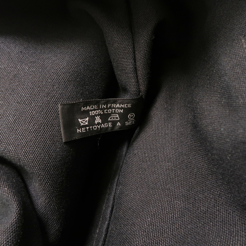 HERMES 【Hermes Fair】帆布Fourre Tout Cabas手挽袋Black-6