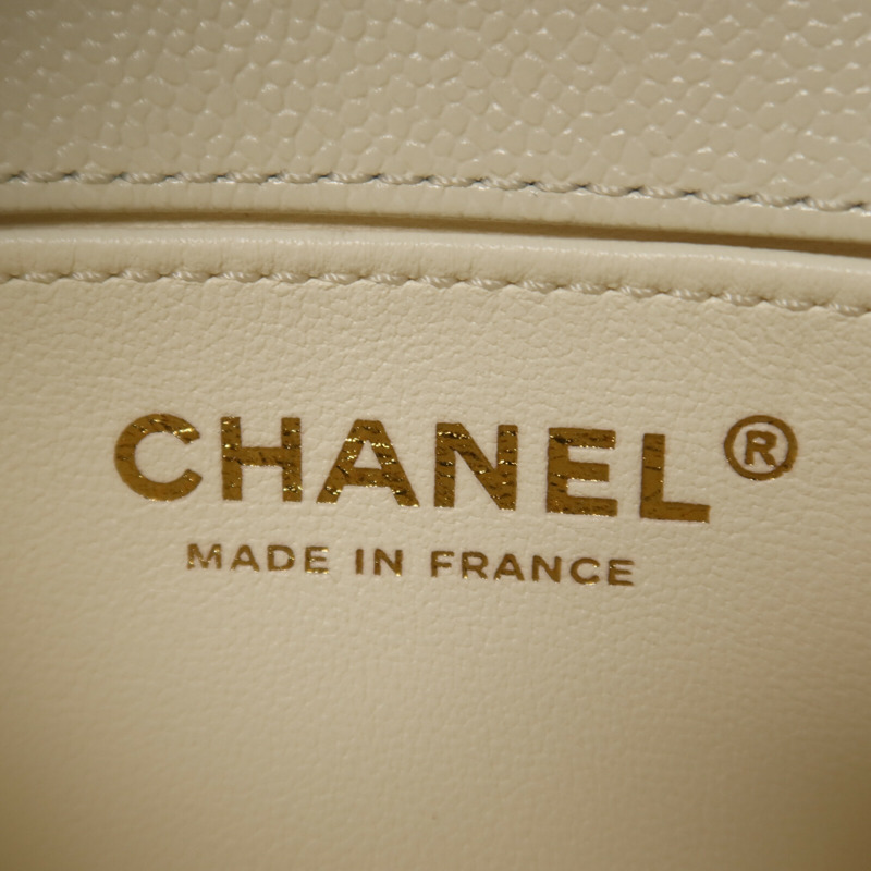 CHANEL 牛皮皮革Small Boy Messenger Bag金扣鏈帶肩背袋-5