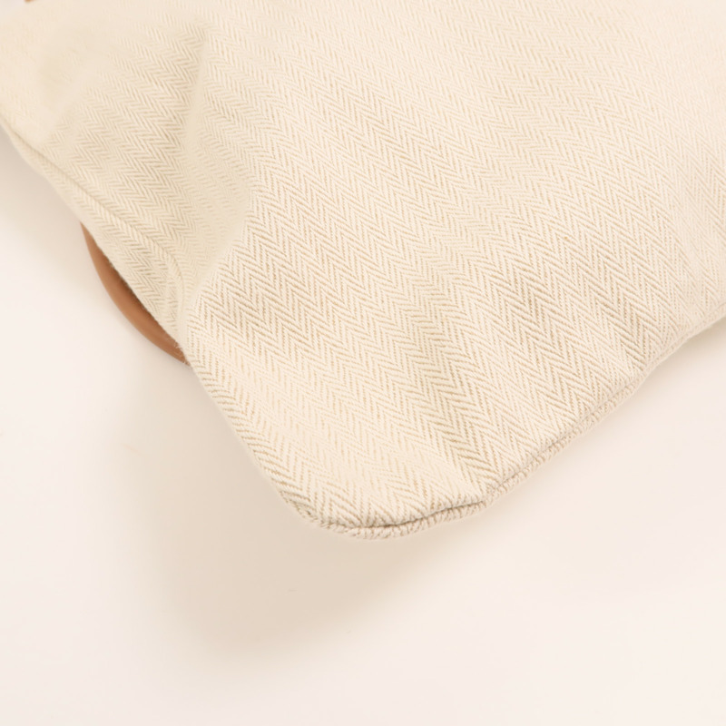 HERMES 【Hermes Fair】帆布Aline PM銀扣肩背袋-10