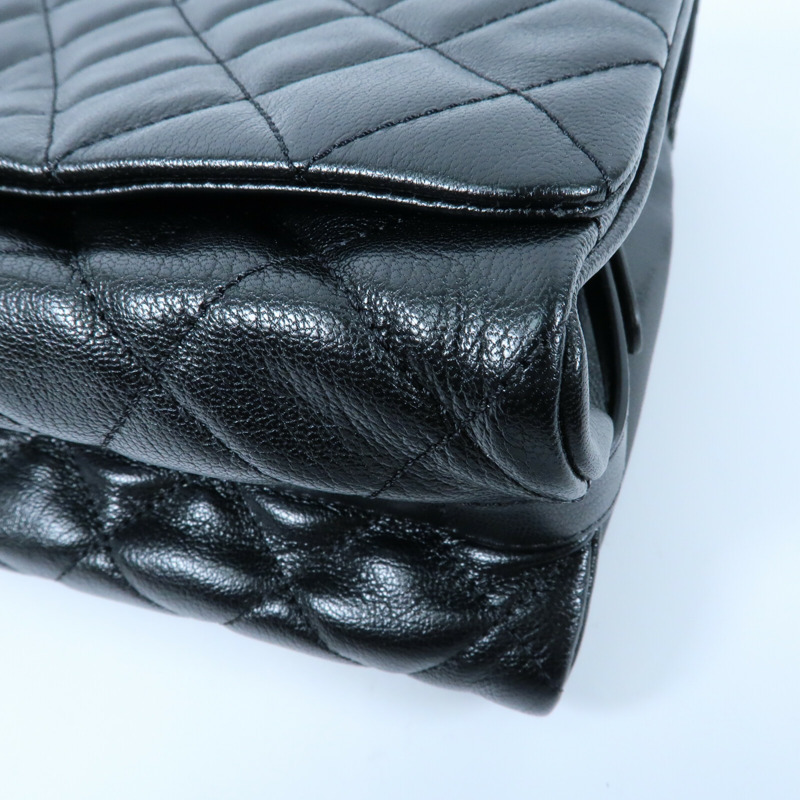 CHANEL 牛皮皮革Chain Shoulder鏈帶肩背袋-5