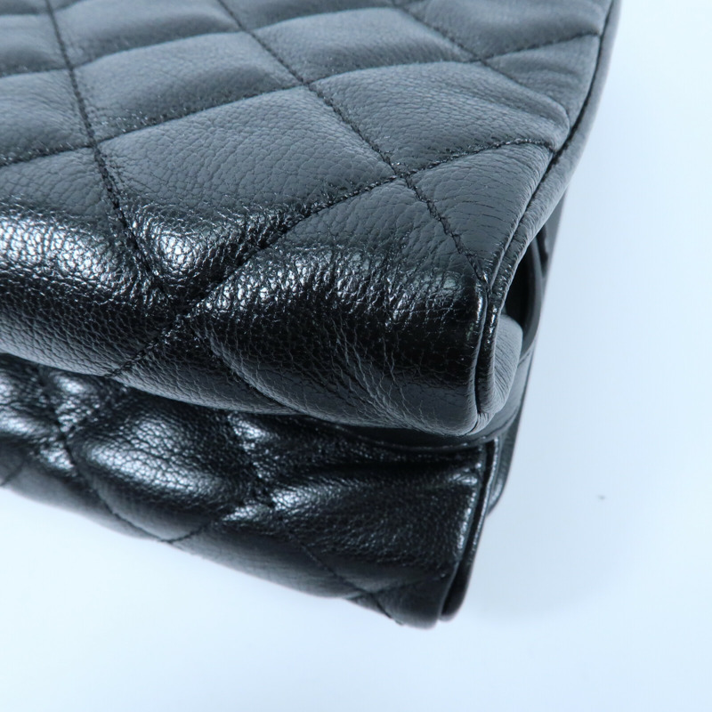 CHANEL 牛皮皮革Chain Shoulder鏈帶肩背袋-7