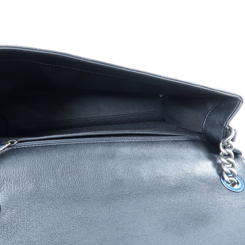 CHANEL 牛皮皮革Chain Shoulder鏈帶肩背袋-14