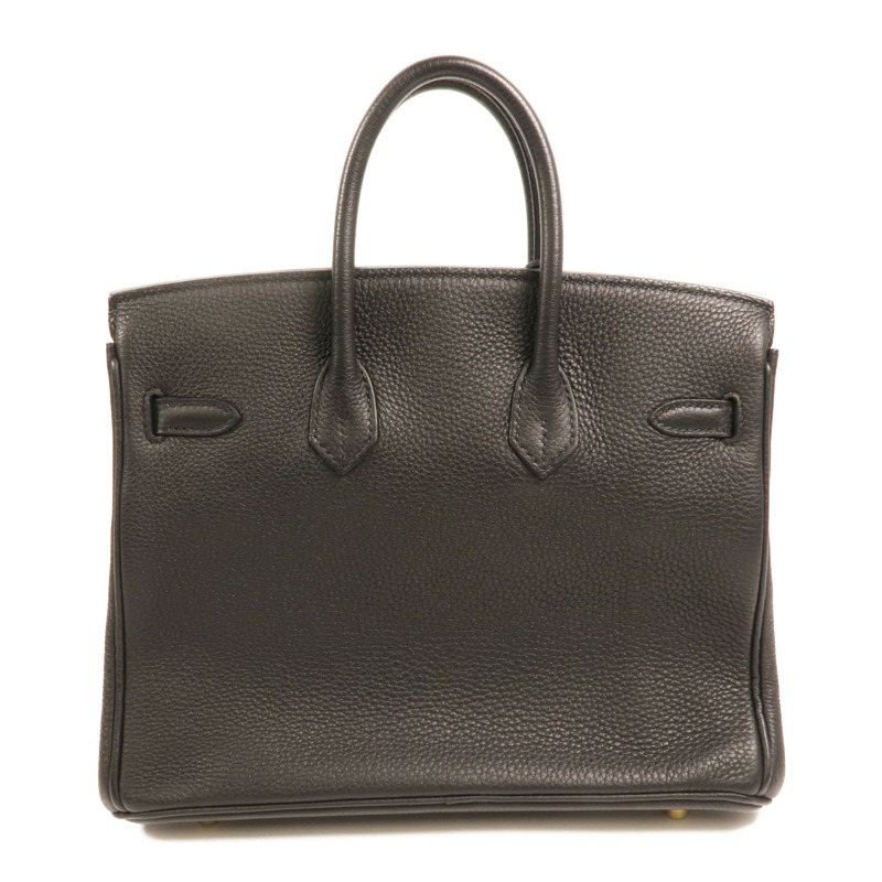 HERMES 【Hermes Fair】Togo皮革Birkin 25金扣手挽袋Noir-1