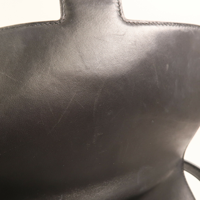 HERMES 【Hermes Fair】Epsom皮革Constance 24金扣肩背袋Noir-16