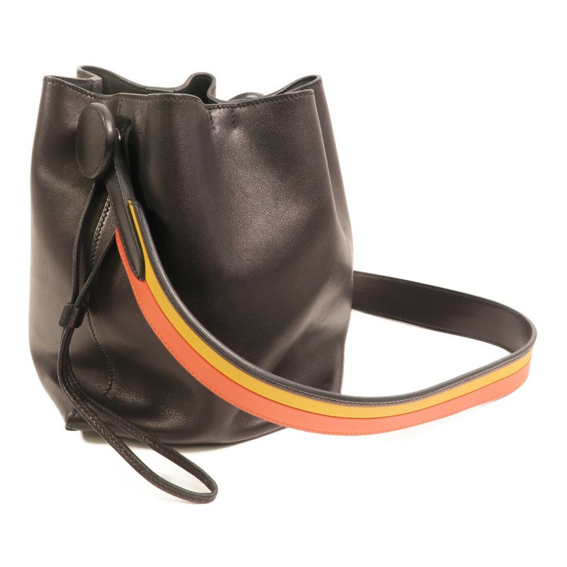 HERMES 【Hermes Fair】Swift皮革Licol 19肩背袋Noir-2