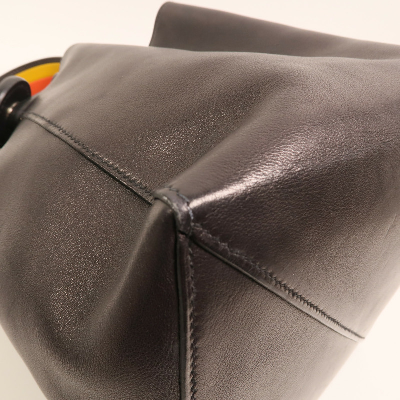 HERMES 【Hermes Fair】Swift皮革Licol 19肩背袋Noir-10