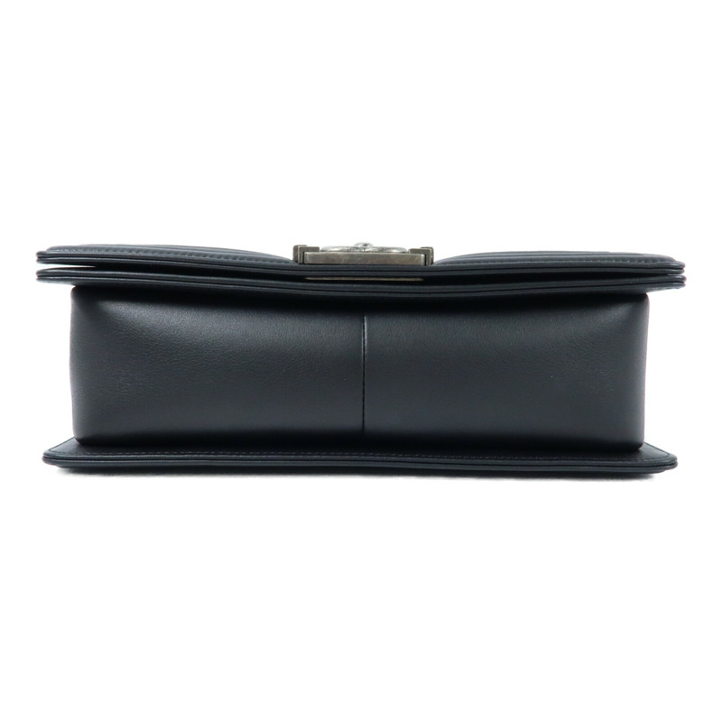 CHANEL 羊皮皮革Boy 25鏈帶肩背袋-3