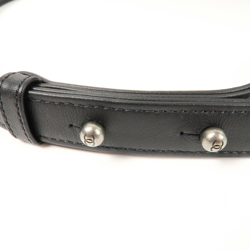 CHANEL 羊皮皮革Boy 25鏈帶肩背袋-14