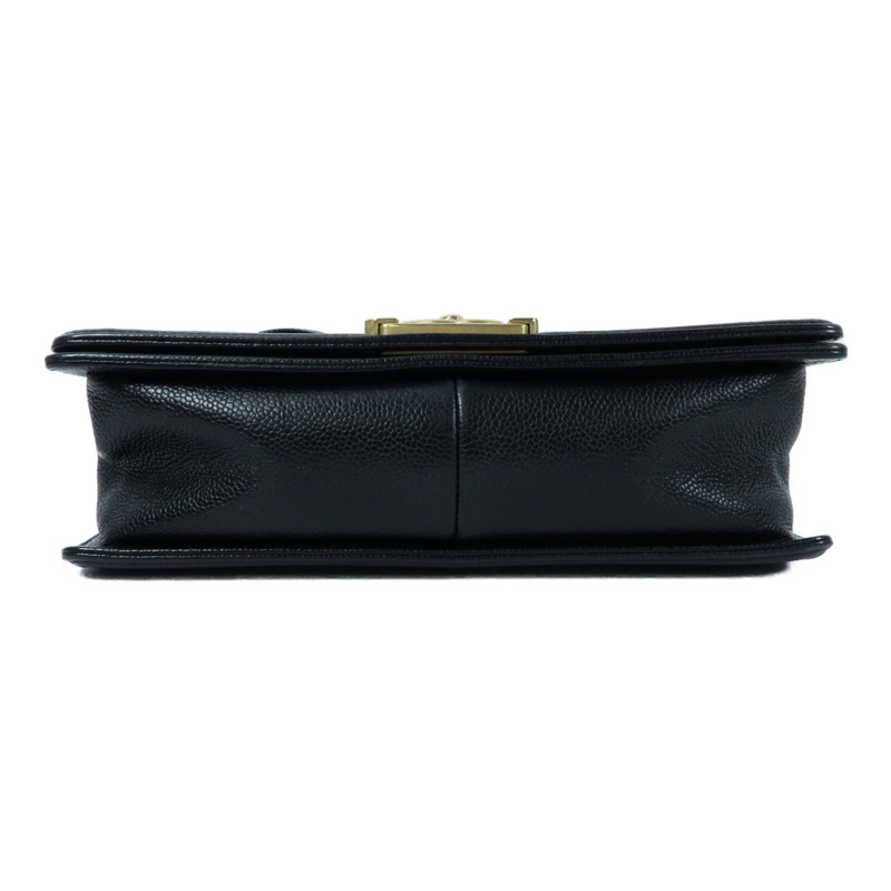 CHANEL 牛皮皮革Boy 25金扣鏈帶肩背袋-3