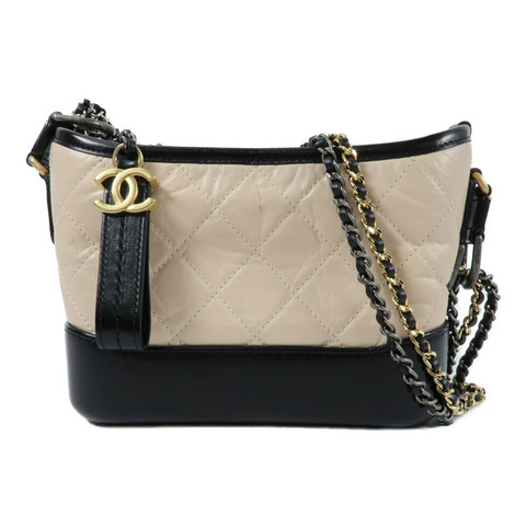 CHANEL 牛皮皮革Gabrielle Small鏈帶肩背袋