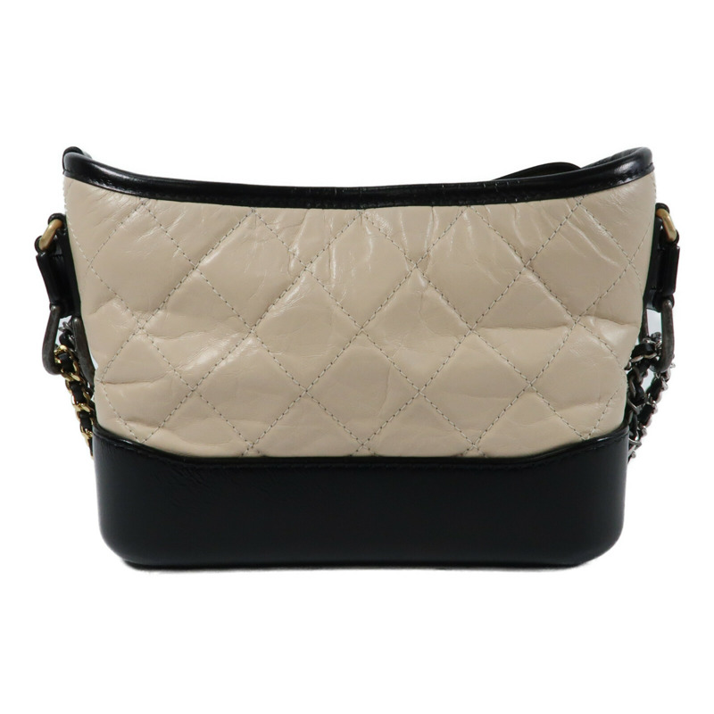 CHANEL 牛皮皮革Gabrielle Small鏈帶肩背袋-1