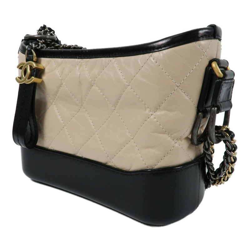 CHANEL 牛皮皮革Gabrielle Small鏈帶肩背袋-2