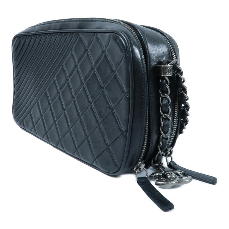 CHANEL 羊皮皮革Camera Bag鏈帶肩背袋-2