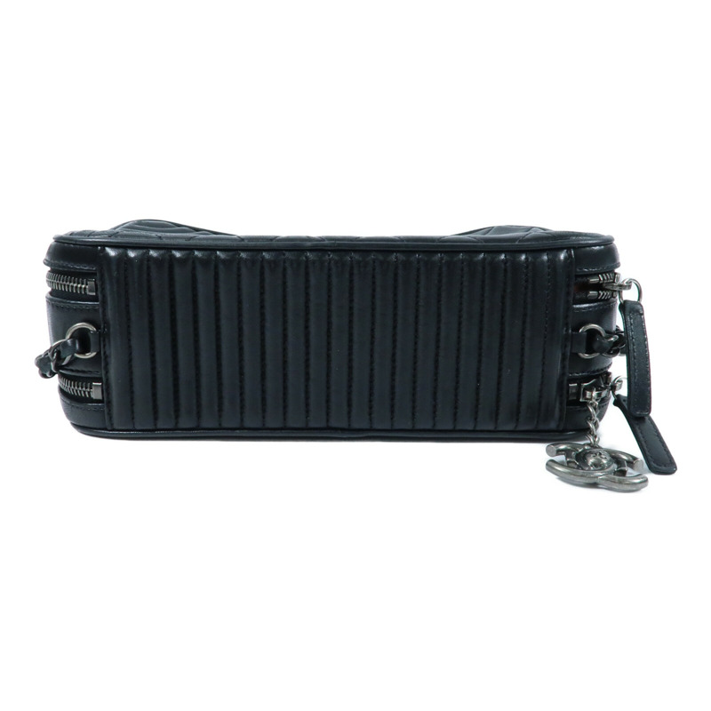 CHANEL 羊皮皮革Camera Bag鏈帶肩背袋-3