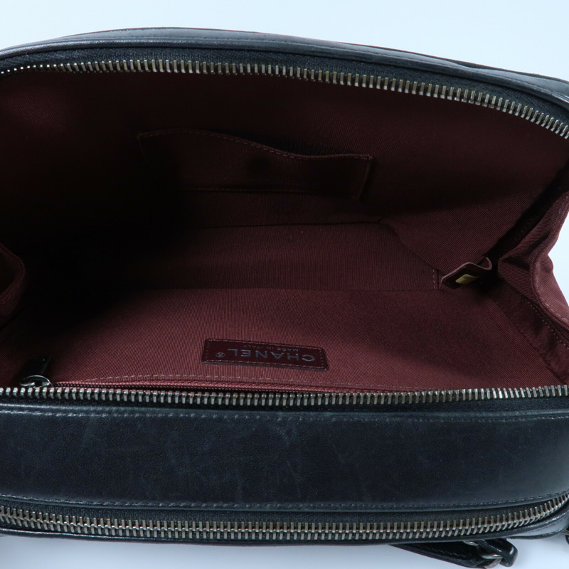 CHANEL 羊皮皮革Camera Bag鏈帶肩背袋-4