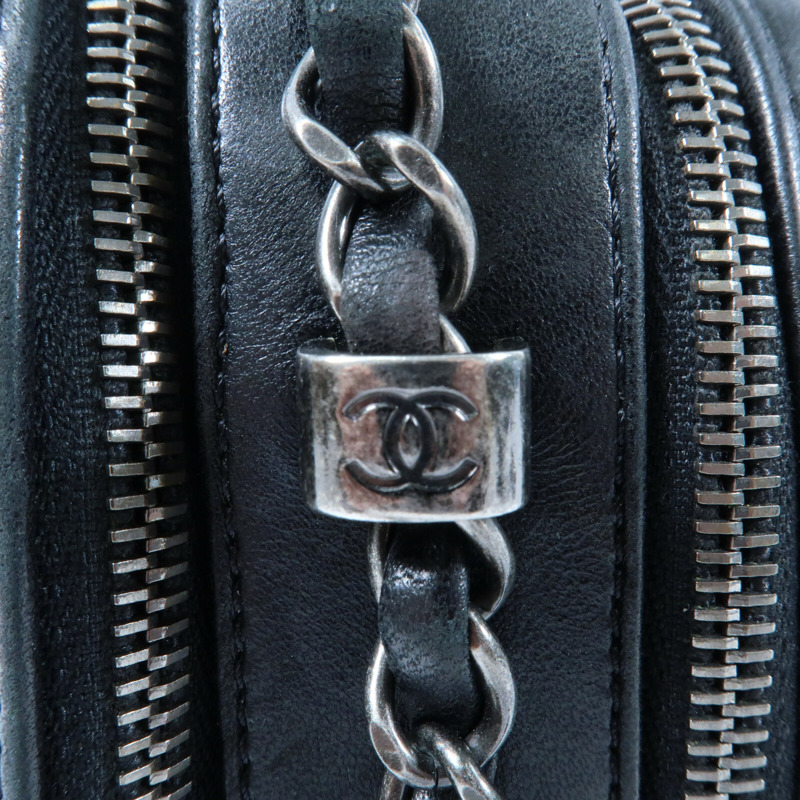 CHANEL 羊皮皮革Camera Bag鏈帶肩背袋-8