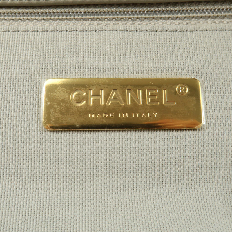 CHANEL 羊皮皮革Chanel 19鏈帶手挽肩背兩用袋-11