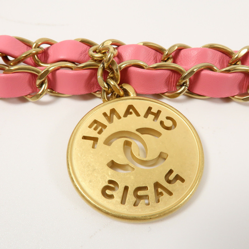 CHANEL 棉質Chanel 22 Small金扣鏈帶肩背袋-10