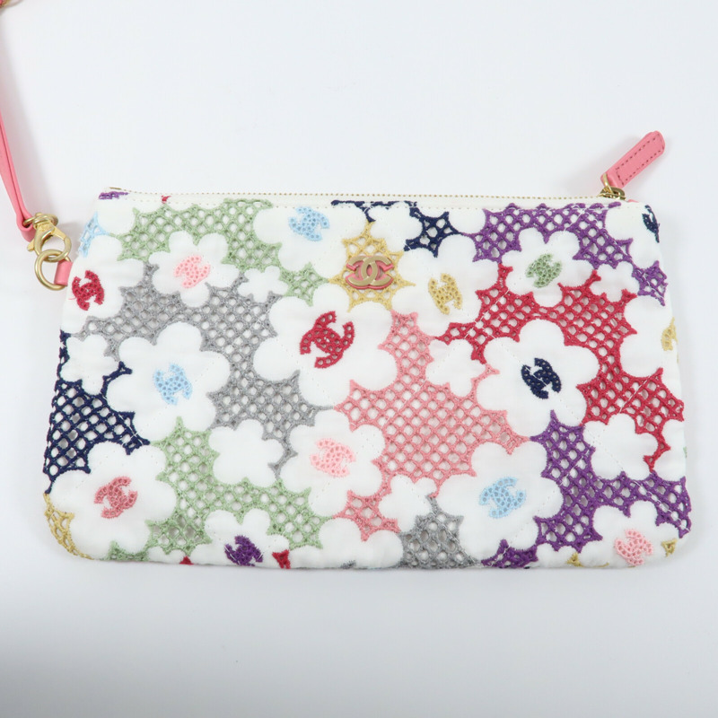 CHANEL 棉質Chanel 22 Small金扣鏈帶肩背袋-11