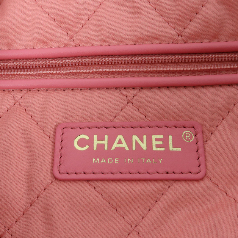 CHANEL 棉質Chanel 22 Small金扣鏈帶肩背袋-15